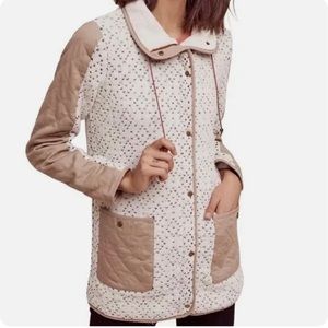 Anthropologie Sleeping on Snow Lake Placid Sherpa Snap Front Jacket